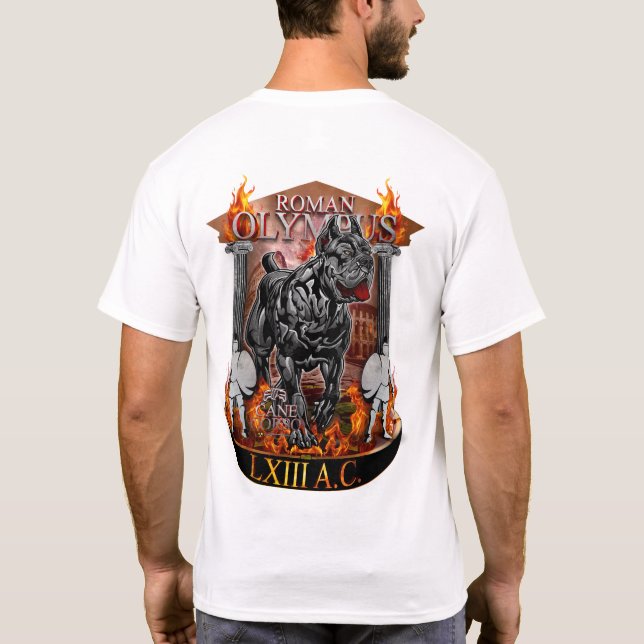 Camiseta ELITE Cane Corso Roman POWER (Reverso)
