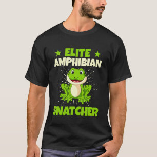 Camiseta Elite Cazador de Ranas Atrapador de Anfibios Rana