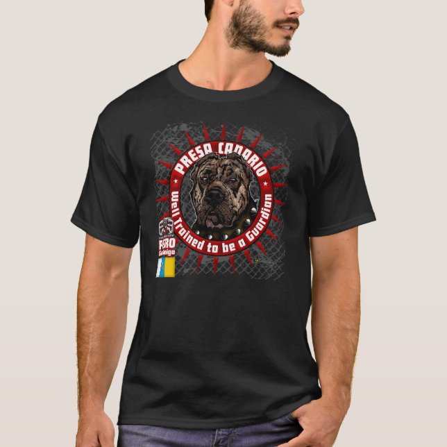 Camiseta Élite Presa Canario - guarda (Anverso)