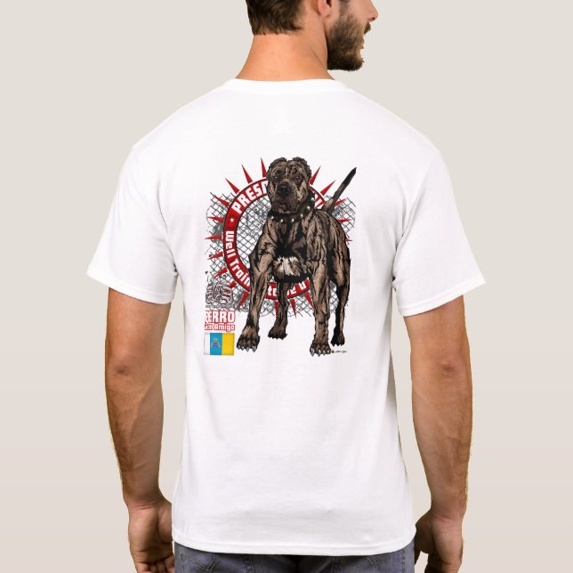 Camiseta Élite Presa Canario - guarda (Reverso)