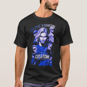 Camiseta Elite Vision Streetwear – Lu Negro Premiu