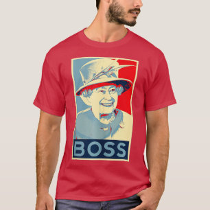 Camiseta Elizabeth Boss su Alteza Real Reina de Inglaterra