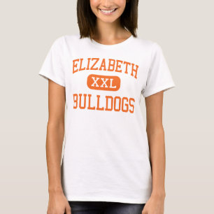 Camiseta Elizabeth - bulldoges - alta - Elizabeth Luisiana