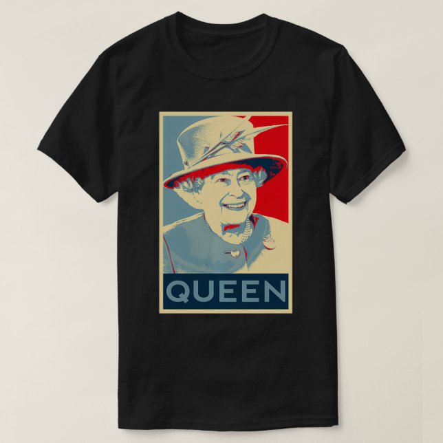 Camiseta Elizabeth Her Royal Highness Queen of England Pull (Diseño del anverso)