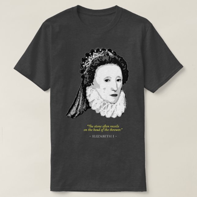 Camiseta Elizabeth I Cita (Diseño del anverso)