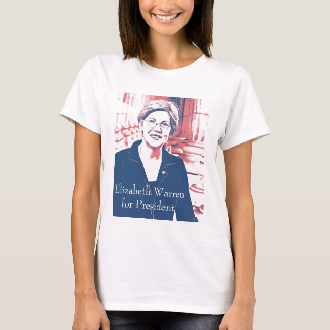 Camiseta Elizabeth Warren para las elecciones presidenciale (Anverso)
