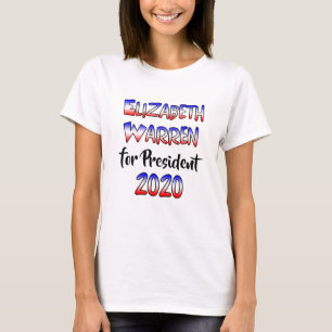 Camiseta Elizabeth Warren para presidente 2020