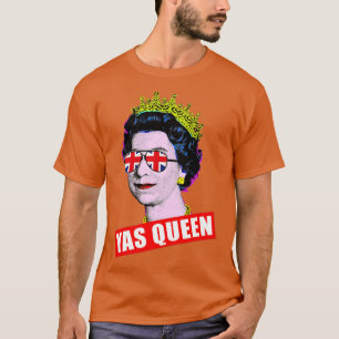 Camiseta Elizabeth Yas Reina con gafas de sol Reina de Ingl