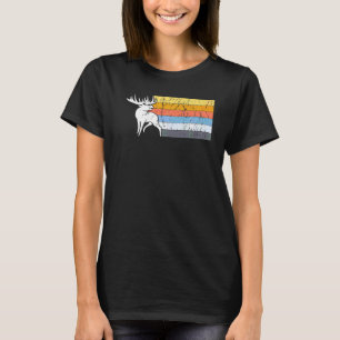 Camiseta Elk Antlers Wapiti Moose Lake Mountain Yellowstone