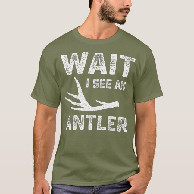 Camiseta Elk deer shed antler Hunters caza gráfica (Anverso)