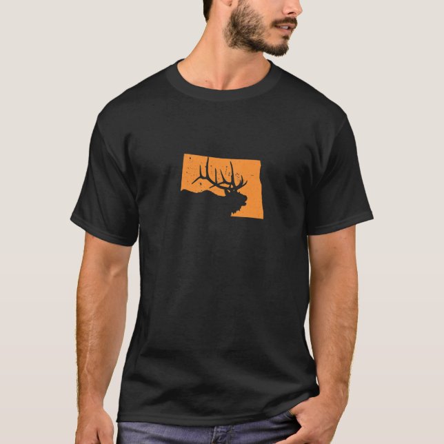 Camiseta Elk Hunting In North Dacota We Love To Hunt Elks (Anverso)