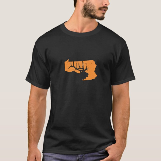 Camiseta Elk Hunting In Pennsylvania We Love To Hunt Elks (Anverso)