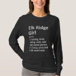 Camiseta Elk Ridge Chica Ut Utah Funny City Home Roots<br><div class="desc">Elk Ridge Chica Ut Utah Funny City Home Roots.</div>