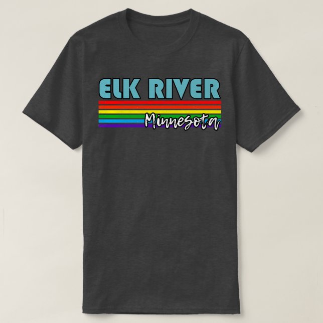 Camiseta Elk River Minnesota Pride Elk River LGB (Diseño del anverso)