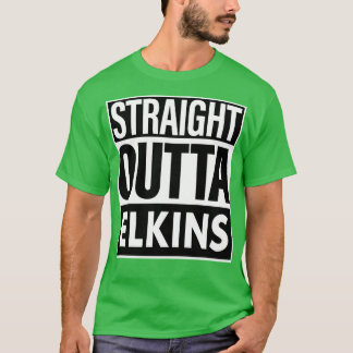 Camiseta Elkins Name Straight Outta Elkins