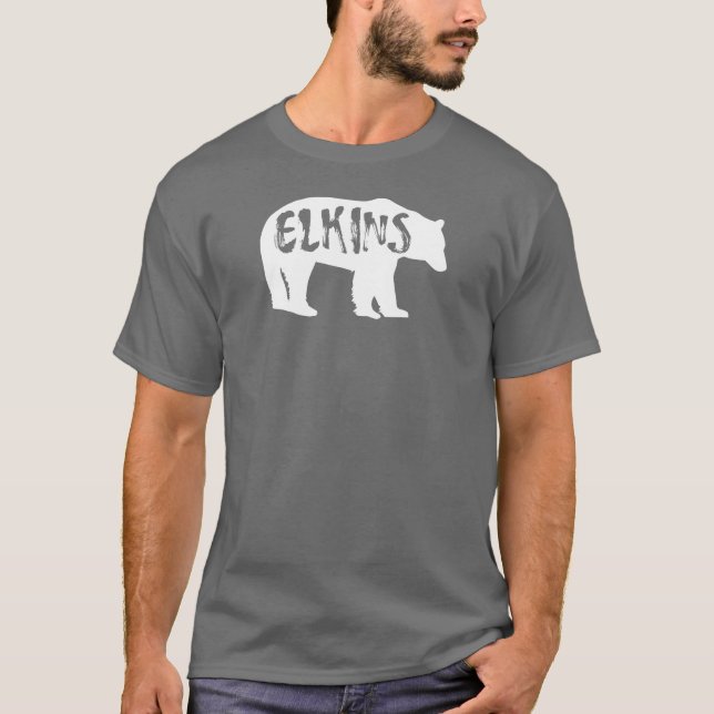 Camiseta Elkins West Virginia Bear (Anverso)