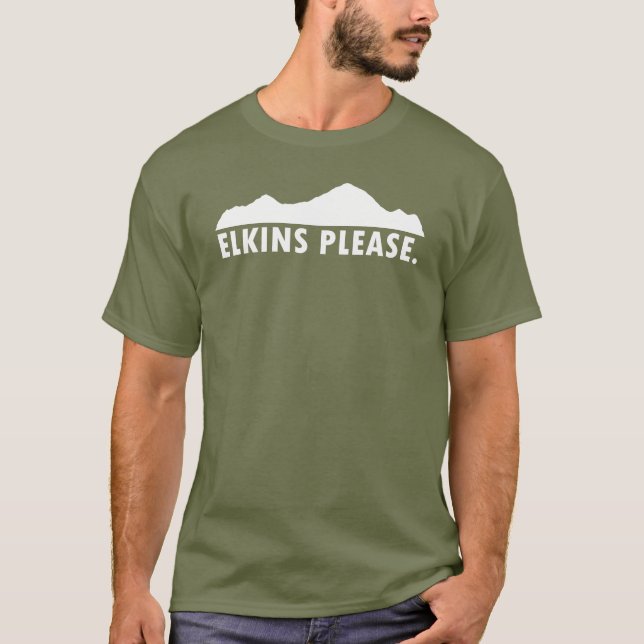 Camiseta Elkins West Virginia Please (Anverso)