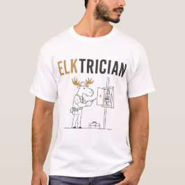 Camiseta Elktricista – divertido juego de palabras de Elect