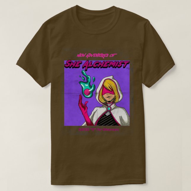 Camiseta Ella alquimista (Diseño del anverso)