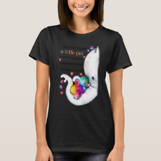 Camiseta Ella Amaba a una Niña con Mucho Conciencia del Aut