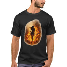 Camiseta Ella Camina a Través del Fuego