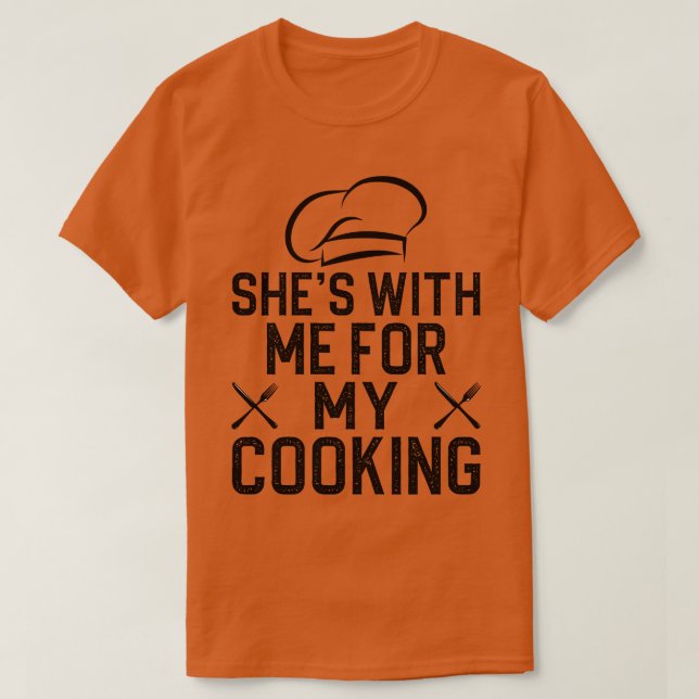 Camiseta Ella conmigo para cocinar 1 (Diseño del anverso)