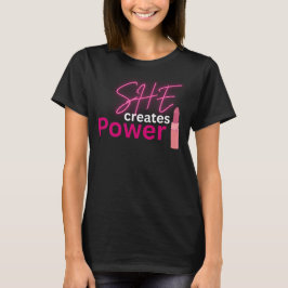 Camiseta Ella Crea Poder Mujeres Inspiradoras Empoderamient