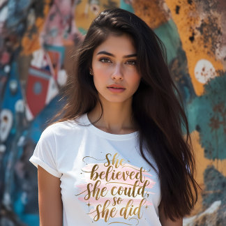 Camiseta Ella creía que podía