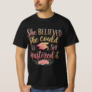 Camiseta Ella Creía Que Podía Así Que Lo Dominó