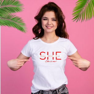 Camiseta Ella despertó, rezó, Slay-Ella es YO