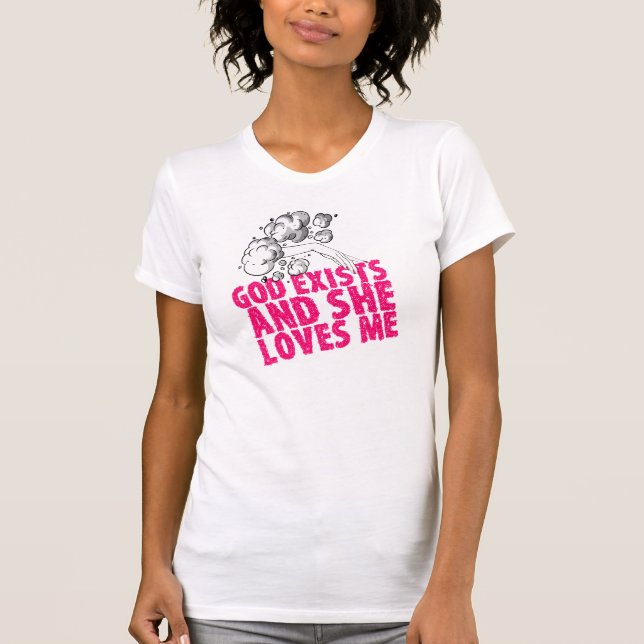 Camiseta Ella dios (Anverso)