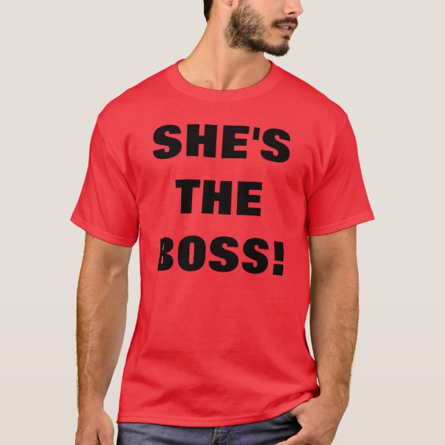 Camiseta ¡ELLA es BOSS! (Anverso)