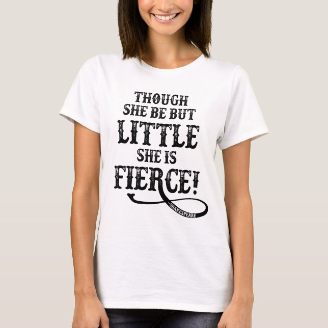 Camiseta Ella es feroz (Anverso)