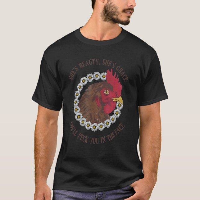 Camiseta Ella es Grace. Te va a meter en el pollo de la car (Anverso)
