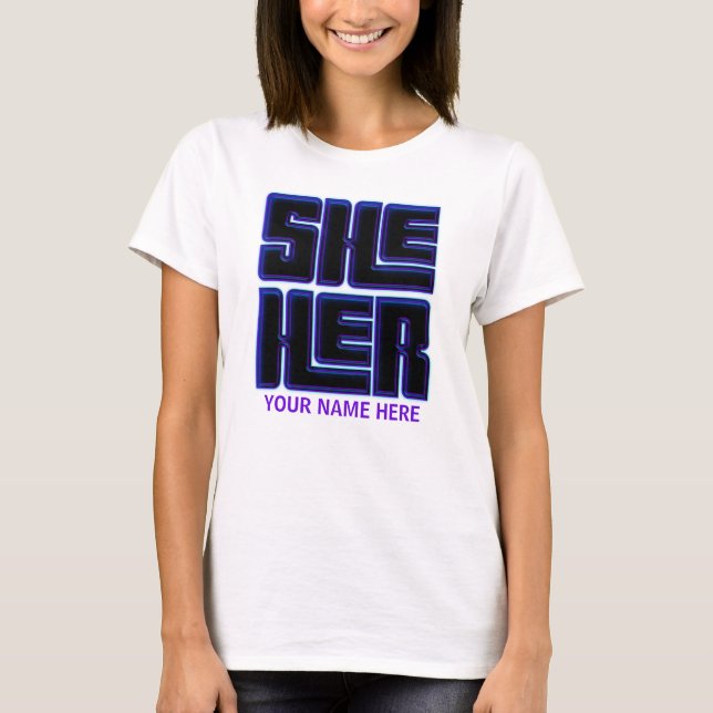 Camiseta Ella es grande y valiente (Anverso)