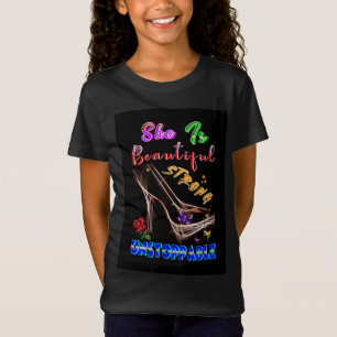 Camiseta Ella Es Hermosa Fuerte Imparable