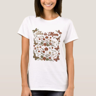 Camiseta Ella Es Mamá Fuerte Elegida Capaz