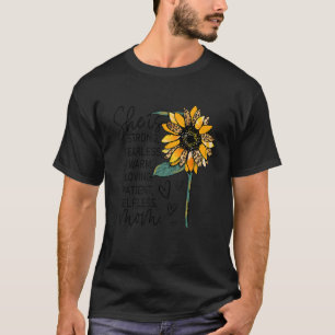 Camiseta Ella Es Mamá Fuerte, valiente, cálida y amorosa pa
