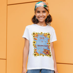 Camiseta ¡Ella es Meowsome!