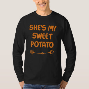 Camiseta Ella es mi batata dulce I Yam Set Couples Thanksgi