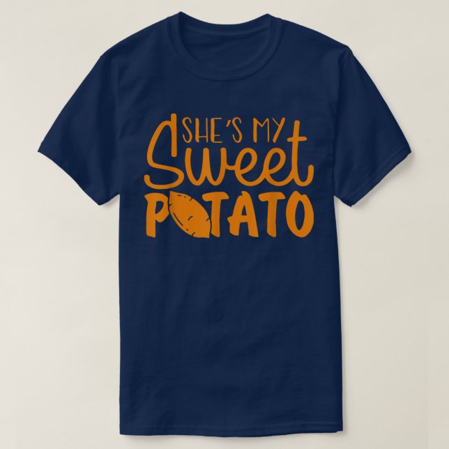 Camiseta Ella es mi batata dulce Mamáes de la pareja de Acc (Diseño del anverso)
