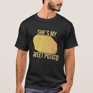Camiseta Ella es mi batata dulce Sí Yam Acción de Gracias