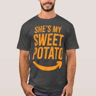 Camiseta Ella es mi batata dulce y la pareja de YAM coincid