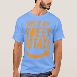 Camiseta Ella es mi batata dulce y la pareja de YAM coincid