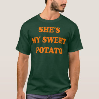Camiseta Ella es mi batata dulce y yo soy pareja de Acción