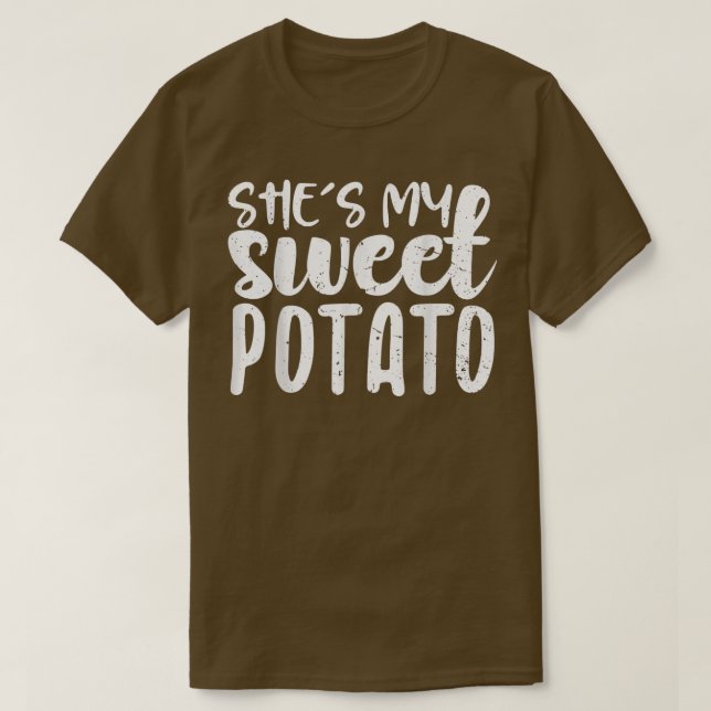 Camiseta Ella es mi batata dulce yo soy las parejas de Acci (Diseño del anverso)