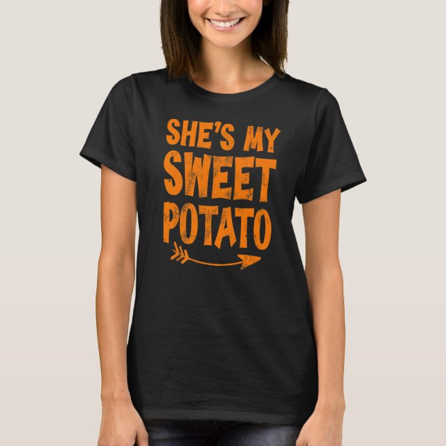 Camiseta Ella es mi batata dulce yo soy las parejas de Acci (Anverso)