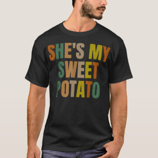Camiseta Ella es mi dulce papa I YAM Pareja Coincidiendo