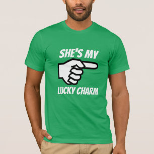 Camiseta Ella es mi encanto afortunado