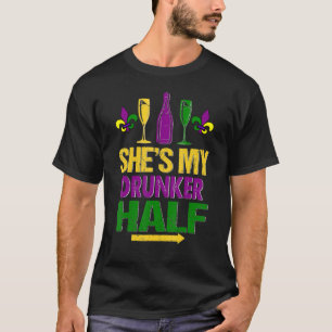Camiseta Ella es mi Mamá de novia de pareja de bebedores a